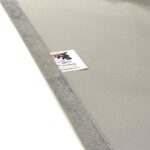 پرده پانچ آماده مخمل پتینه ای طوسی روشن ارتفاع 280 سانت - Image 2