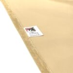 پرده پانچ آماده مخمل پتینه ای طلایی روشن ارتفاع 280 سانت - Image 2